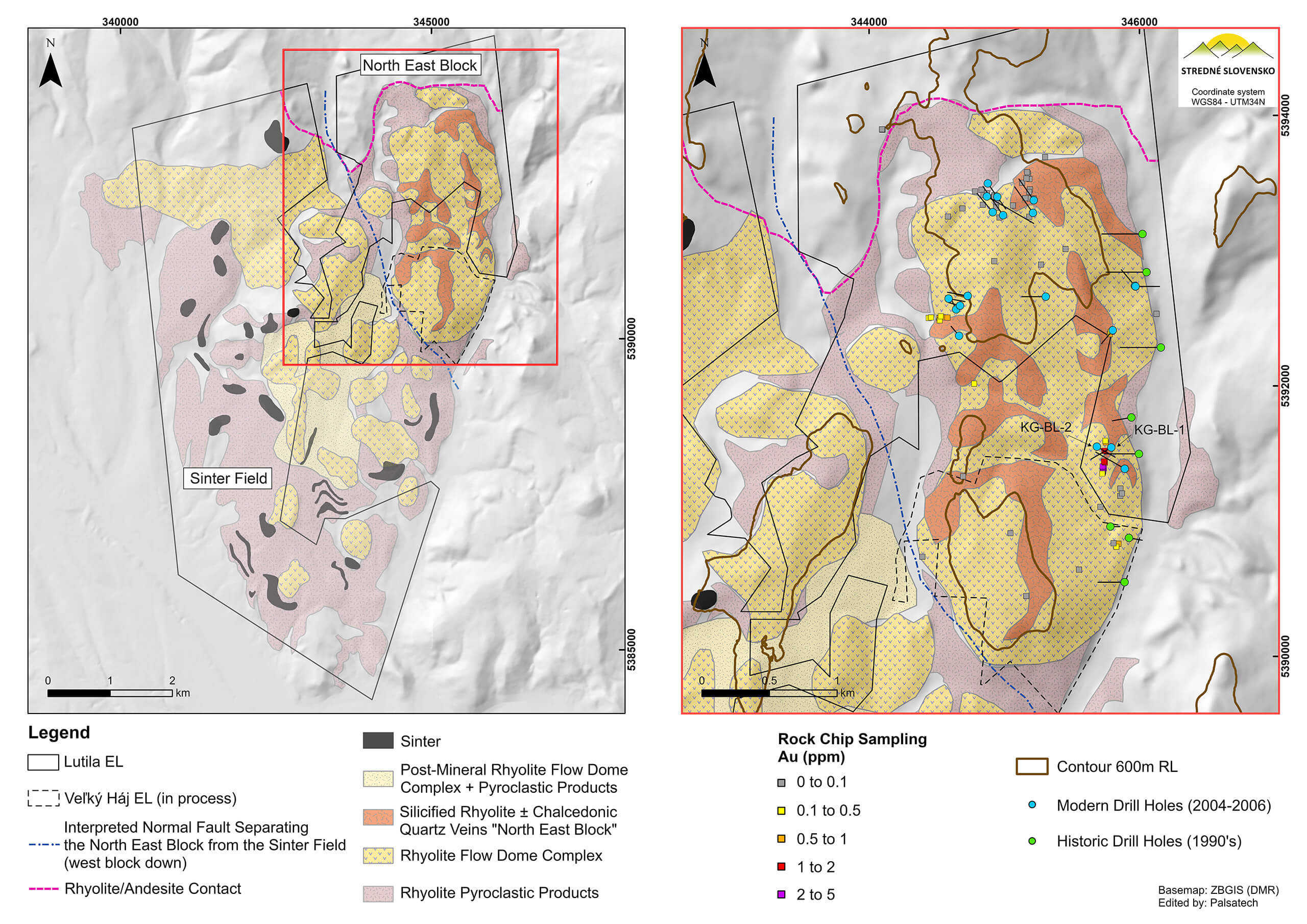 lutila north east block geology historic rock drilling - BULGOLD Inc. Highlights The Potential Scale Of The Lutila Gold Project Through A Review of Historic Exploration Data