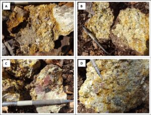 4 300x228 - BULGOLD Inc. Extends the Occurrence of Epithermal Quartz Veins to 1.2km of Strike Length Within the Sinter Field on the Lutila Gold Project