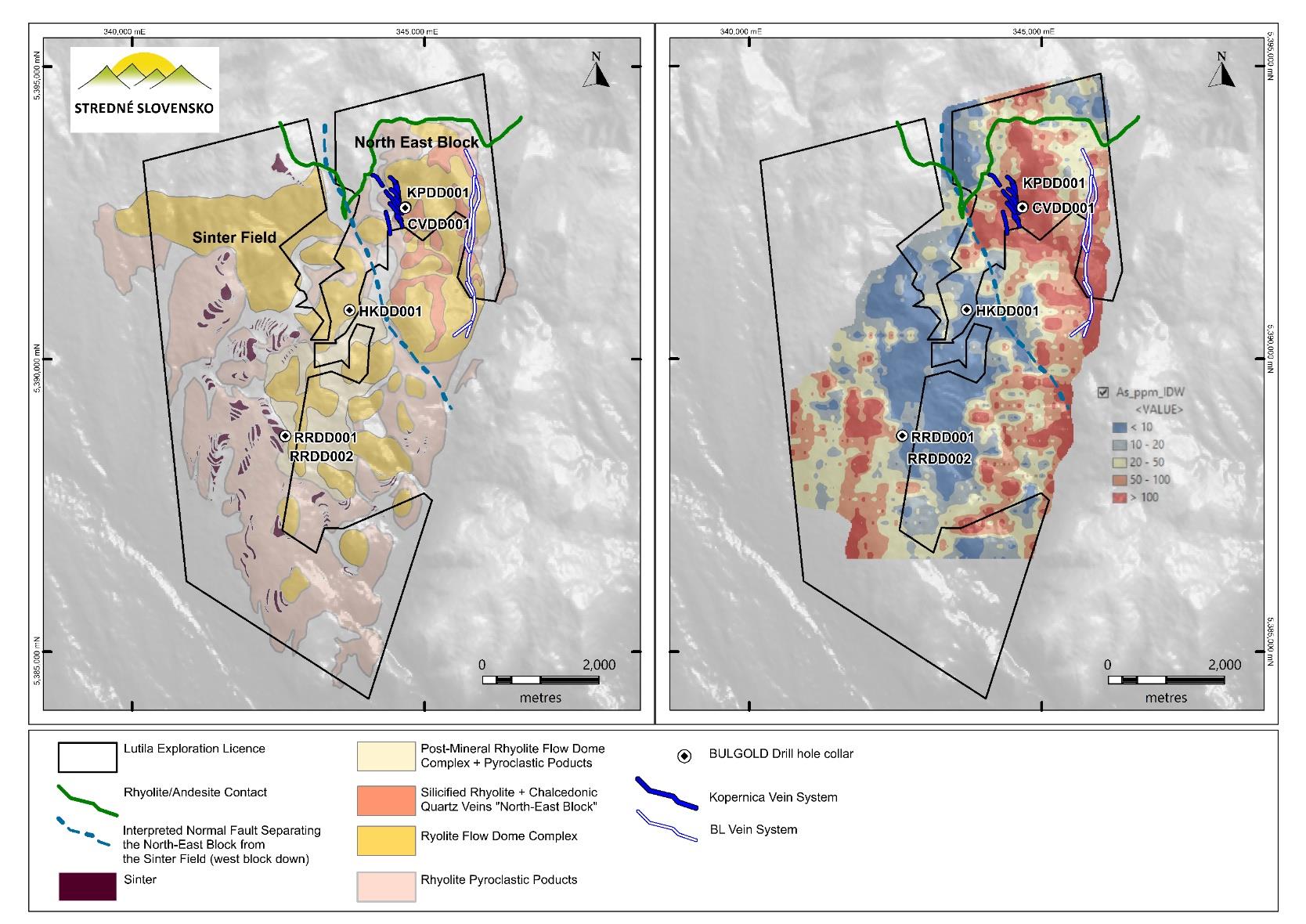 11 figure 11 - BULGOLD Inc. Discovers The Kopernica Vein System Within The Northern East Block On The Lutila Gold Project