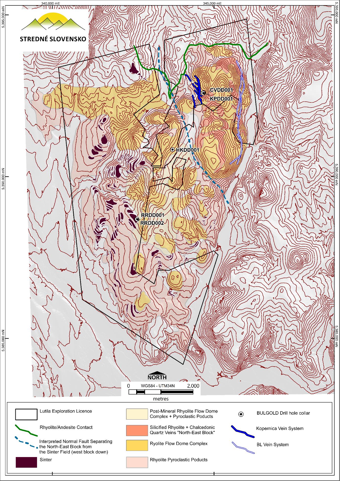 12 figure 12 - BULGOLD Inc. Discovers The Kopernica Vein System Within The Northern East Block On The Lutila Gold Project
